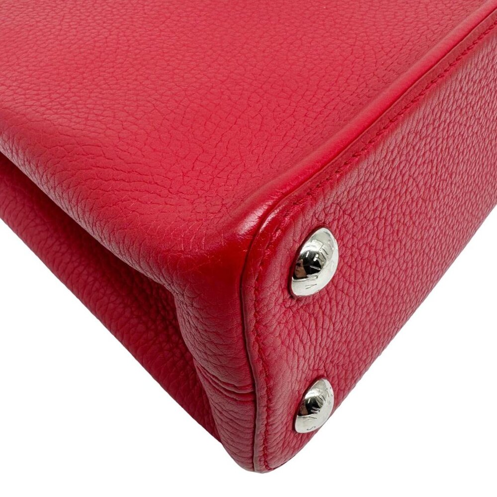 Louis Vuitton Capucines Bb Python Handle Leather … - image 7